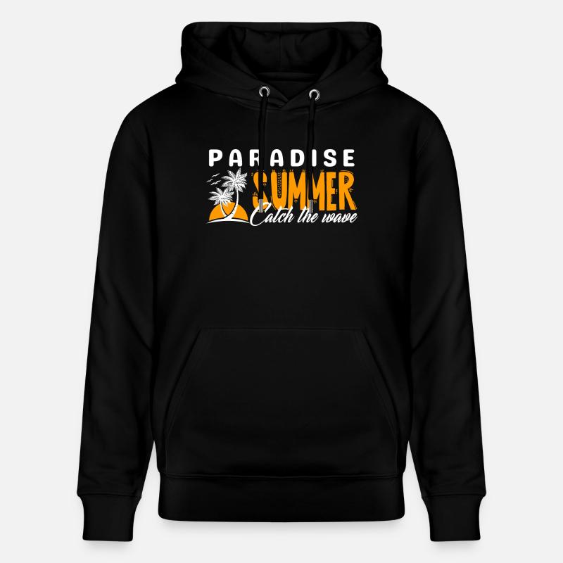 Paradise summer - Sweat à capuche bio CRUISER Stanley/Stella Unisexe - noir