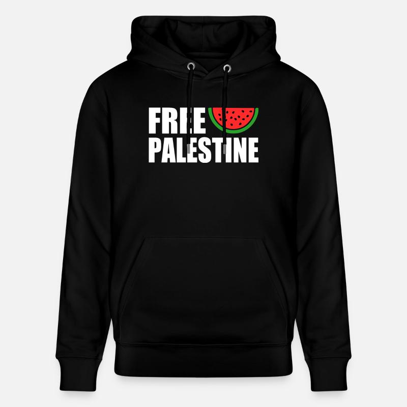 Free palestine - Sweat à capuche bio CRUISER Stanley/Stella Unisexe - noir