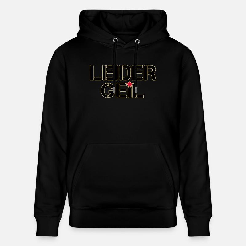 Leider Geil - Stanley/Stella Unisex Bio-Hoodie CRUISER  - Schwarz