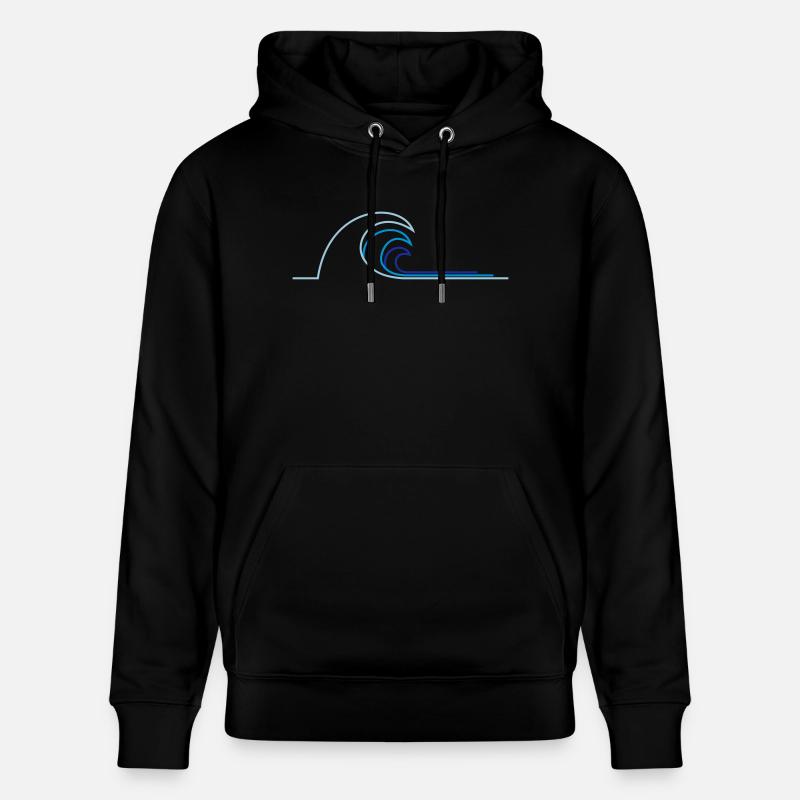 Welle - Stanley/Stella Unisex Bio-Hoodie CRUISER - Schwarz