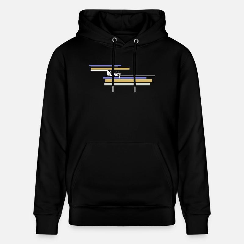 Mischty Longstripe White - Stanley/Stella Unisex Bio-Hoodie CRUISER  - Schwarz