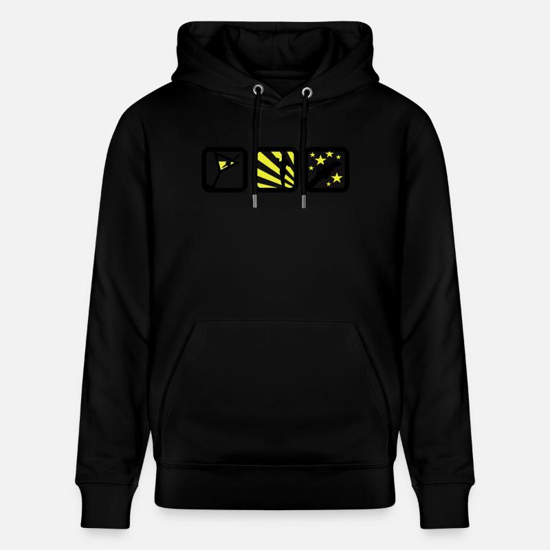 fille de partie (2c) - Sweat à capuche bio CRUISER Stanley/Stella Unisexe - noir