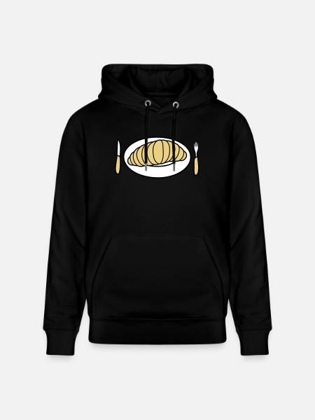 Huge disgusting larva - Stanley/Stella CRUISER Unisex Organic Hoodie - black