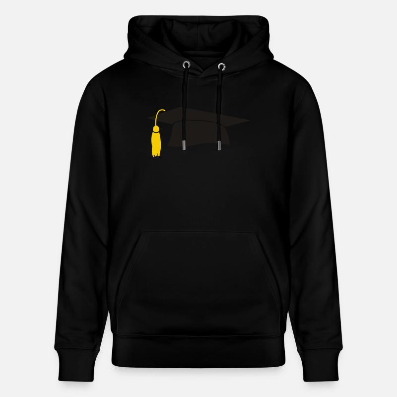Toque Universitaire - Sweat à capuche bio CRUISER Stanley/Stella Unisexe - noir