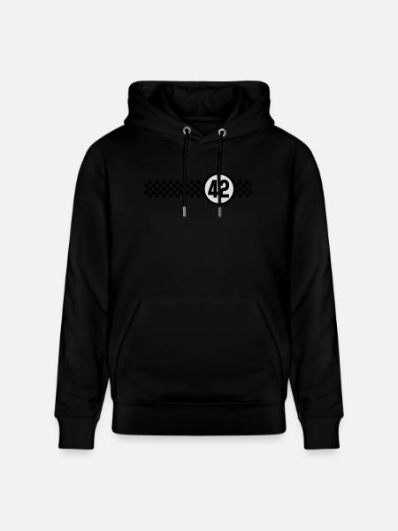 Racing 42 - Stanley/Stella Unisex Bio-Hoodie CRUISER  - Schwarz