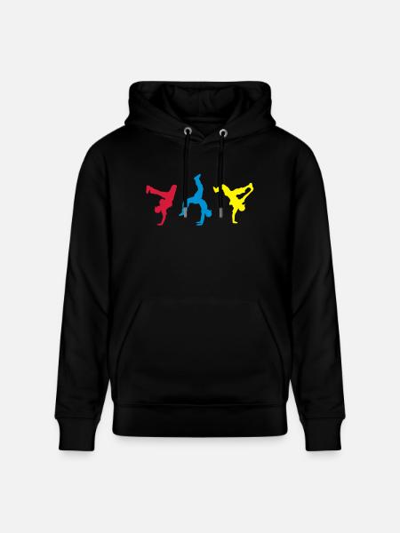 bboys___f3 - Stanley/Stella CRUISER Unisex Organic Hoodie - black