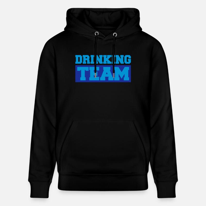 Drinking Team Logo - Stanley/Stella Unisex Bio-Hoodie CRUISER  - Schwarz