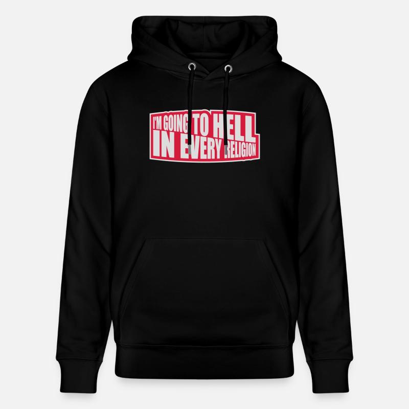im going to hell - Stanley/Stella Unisex Bio-Hoodie CRUISER  - Schwarz