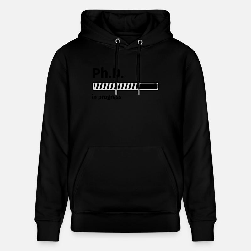 Ph.D. progress bar - Sweat à capuche bio CRUISER Stanley/Stella Unisexe - noir