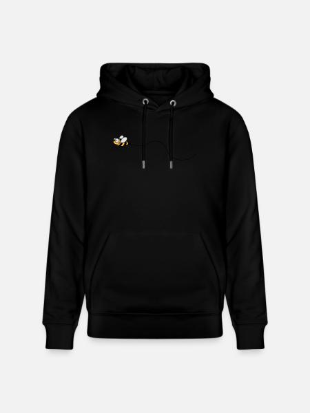 biene_3c - Stanley/Stella Unisex Bio-Hoodie CRUISER  - Schwarz