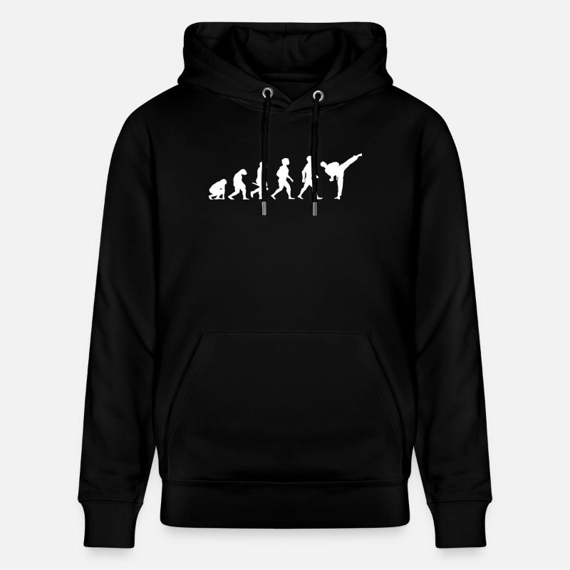 Evolution Karate Kampfsport - Stanley/Stella Unisex Bio-Hoodie CRUISER  - Schwarz