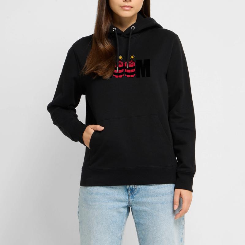 boom lit tnt dynamite explode explosion Stanley/Stella CRUISER Unisex Organic Hoodie