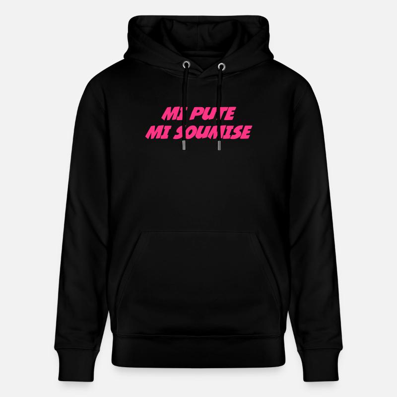 Mi Pute Mi Soumise - Sweat à capuche bio CRUISER Stanley/Stella Unisexe - noir