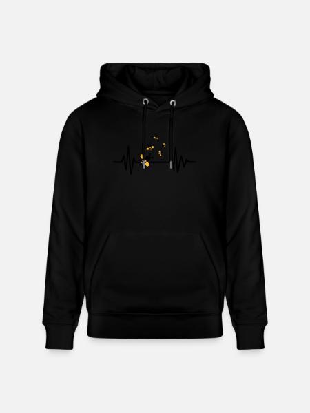 Biene - Stanley/Stella Unisex Bio-Hoodie CRUISER  - Schwarz