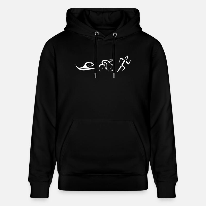 Triathlon - Sweat à capuche bio CRUISER Stanley/Stella Unisexe - noir