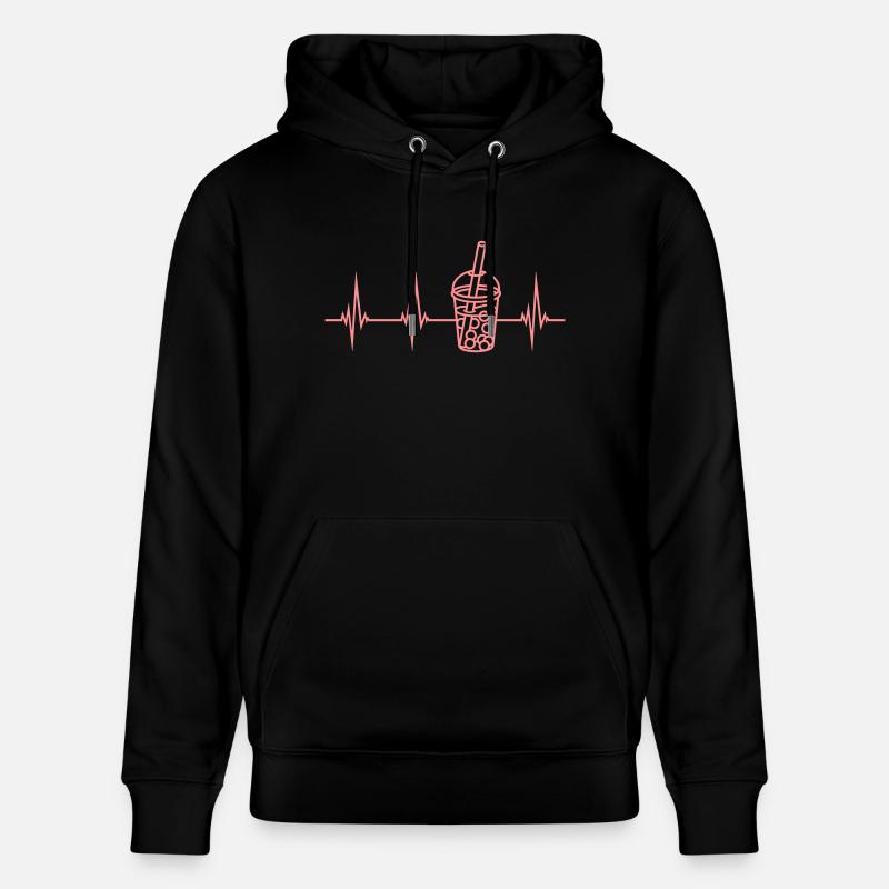 Puls Bubble Tea Heartbeat - Sweat à capuche bio CRUISER Stanley/Stella Unisexe - noir
