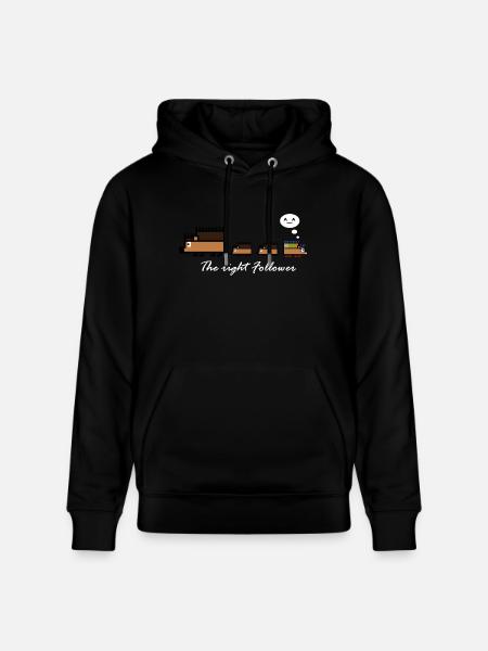 Igel-Follower - Stanley/Stella Unisex Bio-Hoodie CRUISER - Schwarz