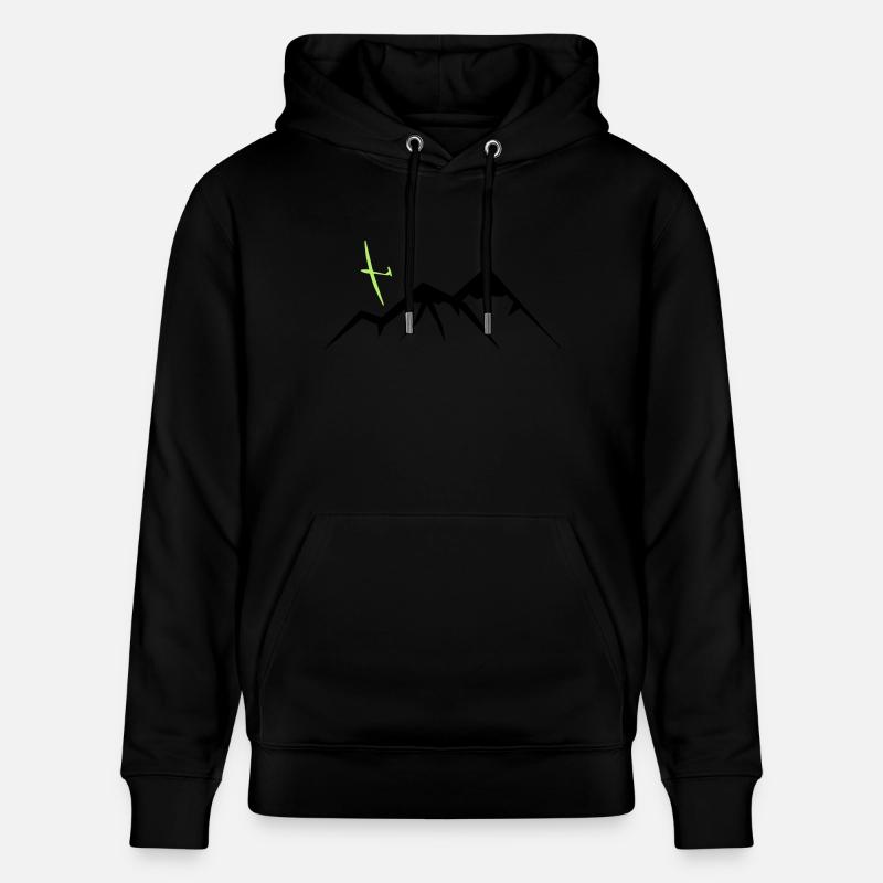 Mountain Soaring - Stanley/Stella Unisex Bio-Hoodie CRUISER  - Schwarz
