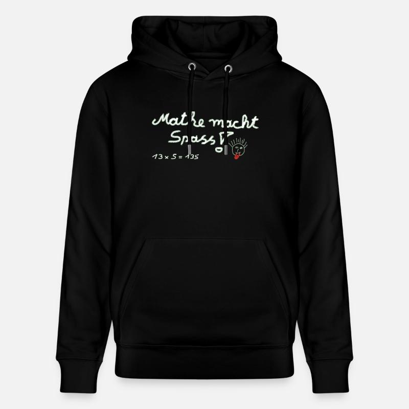 Math est un plaisir! - Sweat à capuche bio CRUISER Stanley/Stella Unisexe - noir