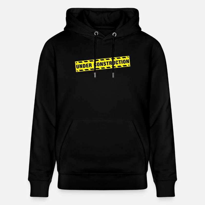 under_construction_de2 - Stanley/Stella Unisex Bio-Hoodie CRUISER  - Schwarz