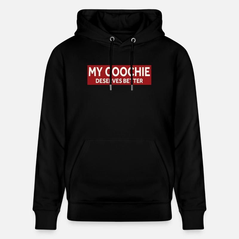 MON COUCHIE MÉRITE MIEUX - Sweat à capuche bio CRUISER Stanley/Stella Unisexe - noir