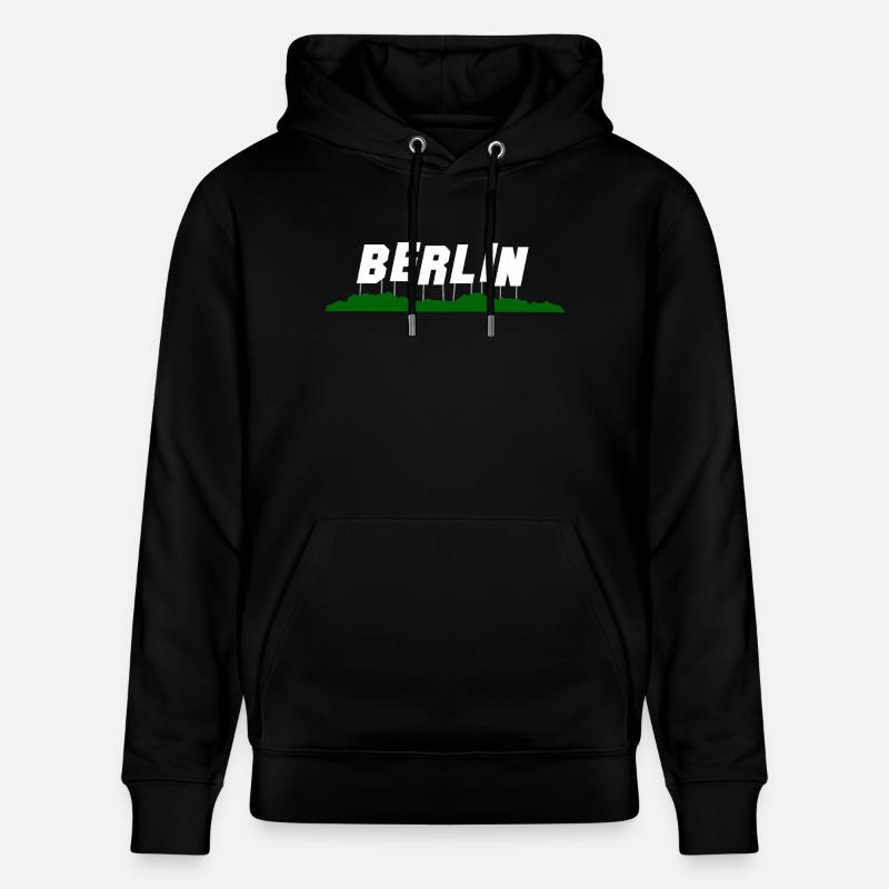 Berlin, Allemagne - Sweat à capuche bio CRUISER Stanley/Stella Unisexe - noir