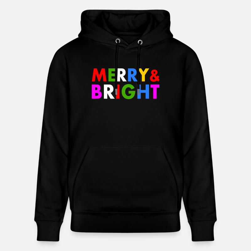 Merry and bright - Stanley/Stella Unisex Bio-Hoodie CRUISER  - Schwarz