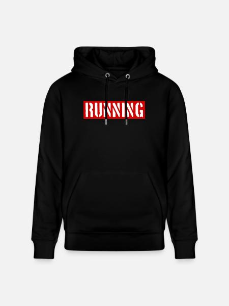 Marathon - Running - Jogging - Runner - Stanley/Stella CRUISER Unisex Organic Hoodie - black