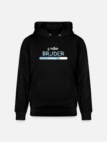 Großer Bruder - Stanley/Stella Unisex Bio-Hoodie CRUISER  - Schwarz