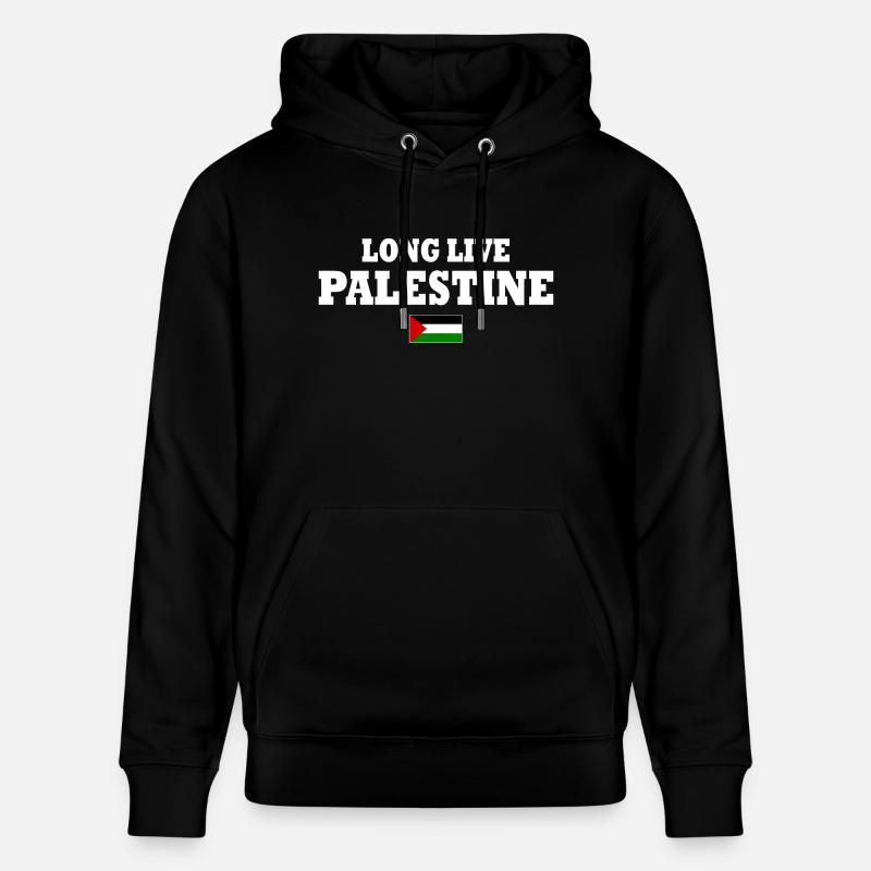 Long live palestine - Sweat à capuche bio CRUISER Stanley/Stella Unisexe - noir