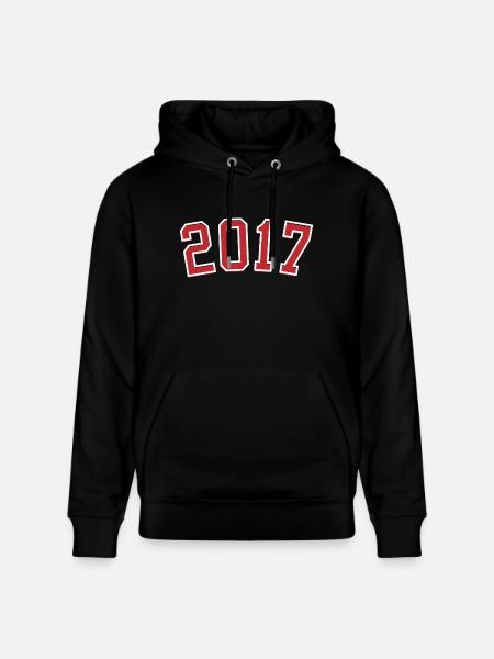 Sport Birth Year 2017 - Stanley/Stella CRUISER Unisex Organic Hoodie - black