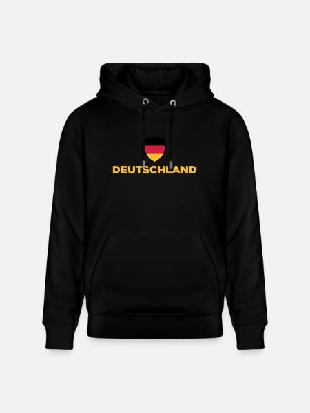 National Flag Of Germany - Stanley/Stella CRUISER Unisex Organic Hoodie - black