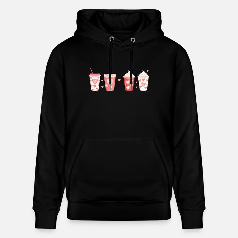 Mug Loving Heart Saint Valentin - Sweat à capuche bio CRUISER Stanley/Stella Unisexe - noir