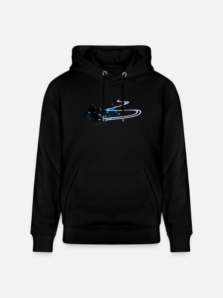 Sport - Skifahrer - Stanley/Stella Unisex Bio-Hoodie CRUISER  - Schwarz