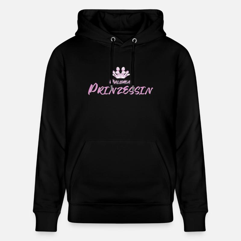 Mallorca Prinzessin - Stanley/Stella Unisex Bio-Hoodie CRUISER  - Schwarz