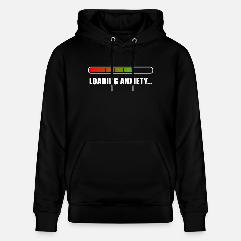 Loading Anxiety... - Stanley/Stella Unisex Bio-Hoodie CRUISER  - Schwarz