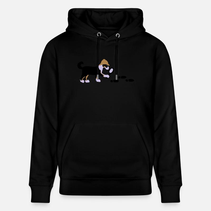 Search-and-rescue dog - Sweat à capuche bio CRUISER Stanley/Stella Unisexe - noir