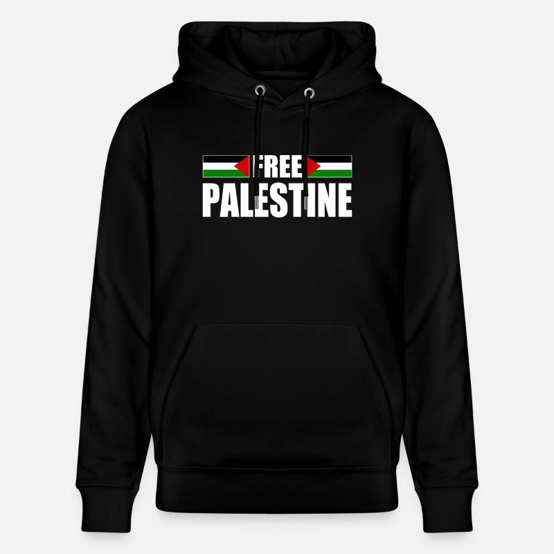 Free palestine - Sweat à capuche bio CRUISER Stanley/Stella Unisexe - noir