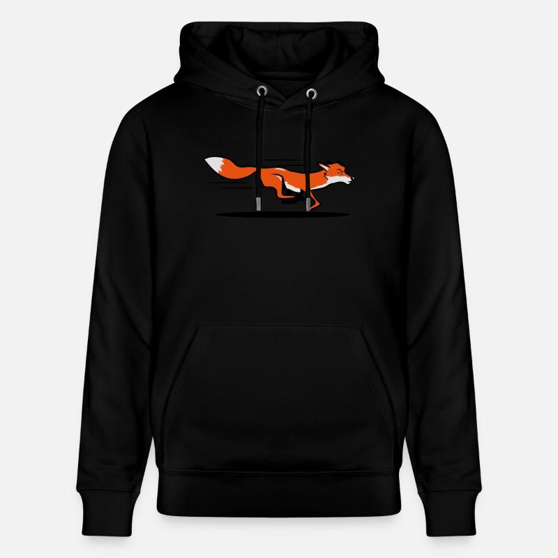 course course Fuchs - Sweat à capuche bio CRUISER Stanley/Stella Unisexe - noir