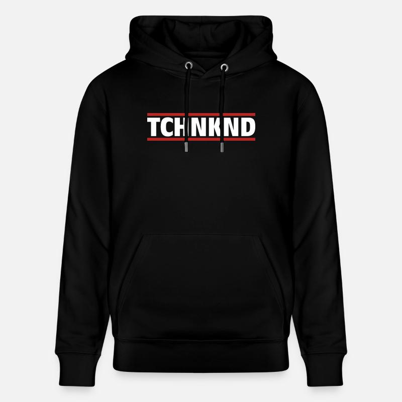 technknd - Technokind - Sweat à capuche bio CRUISER Stanley/Stella Unisexe - noir