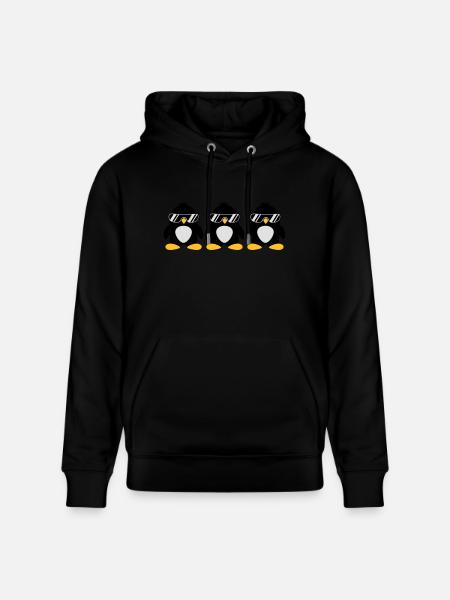 Penguin Team - Stanley/Stella Unisex Bio-Hoodie CRUISER - Schwarz