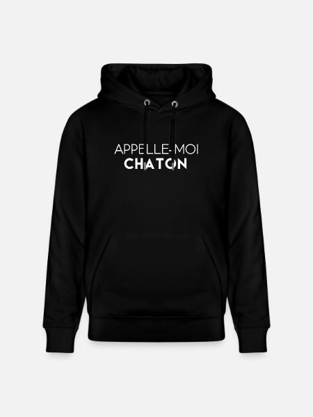 Appelle moi chaton - Sweat à capuche bio CRUISER Stanley/Stella Unisexe - noir