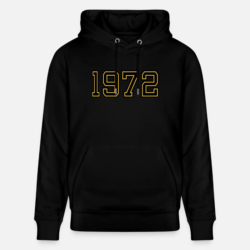 Année de naissance : 1972 - Sweat à capuche bio CRUISER Stanley/Stella Unisexe - noir
