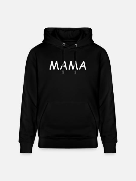 Mama - Stanley/Stella Unisex Bio-Hoodie CRUISER  - Schwarz