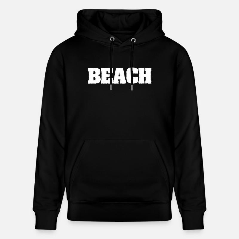 Beach - Sweat à capuche bio CRUISER Stanley/Stella Unisexe - noir