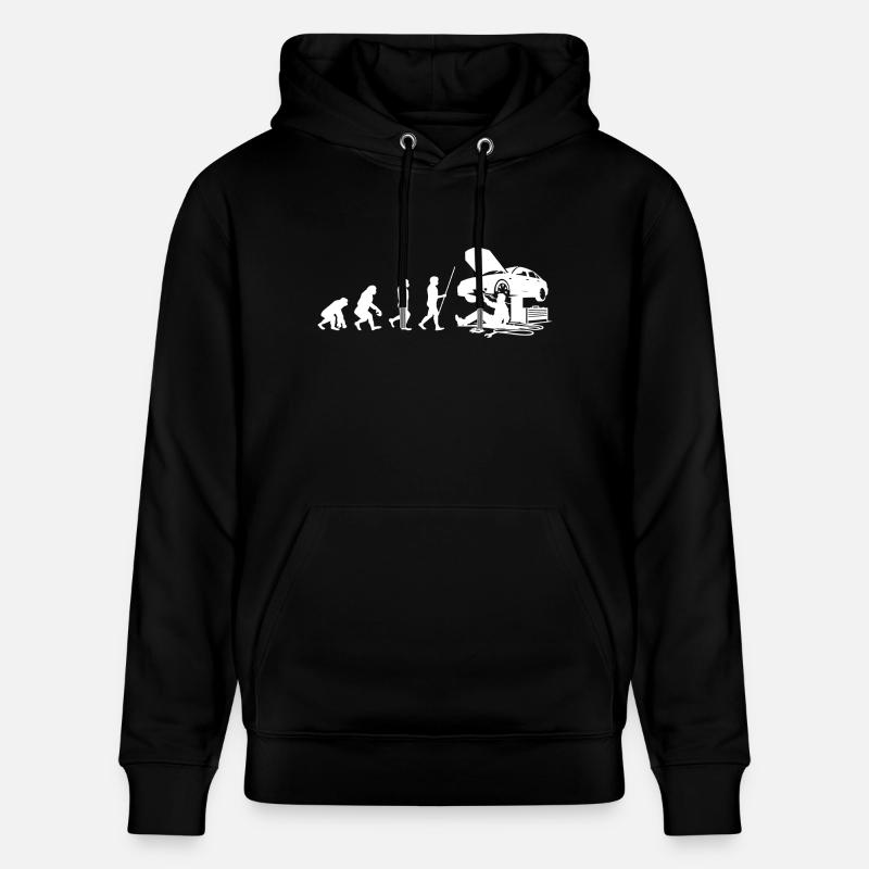 Artisan Evolution Mécanicien - Sweat à capuche bio CRUISER Stanley/Stella Unisexe - noir
