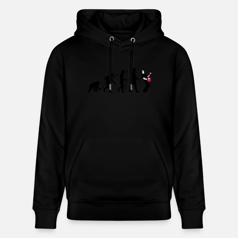 evolution_rocks_032012_n_3c - Stanley/Stella Unisex Bio-Hoodie CRUISER  - Schwarz