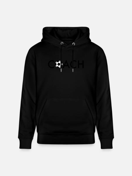 Fußball Coach - Stanley/Stella Unisex Bio-Hoodie CRUISER - Schwarz