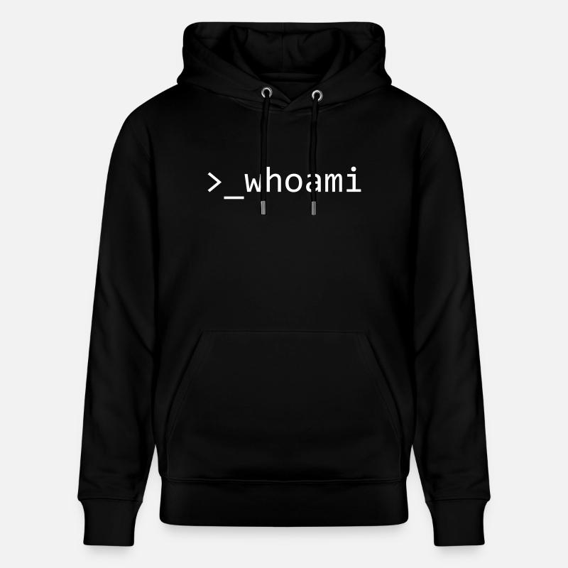 WHOAMI - WINDOWS COMMAND - Stanley/Stella Unisex Bio-Hoodie CRUISER - Schwarz