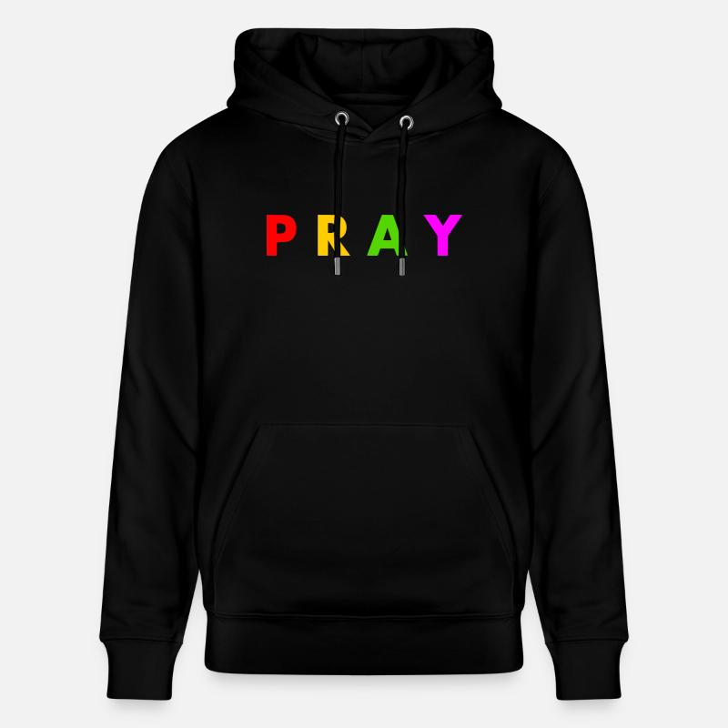 Pray - Sweat à capuche bio CRUISER Stanley/Stella Unisexe - noir
